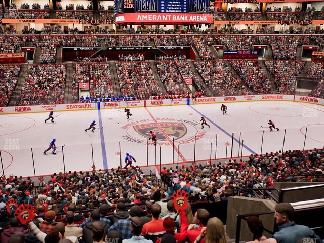 Amerant Bank Arena - Section 119 Seat View