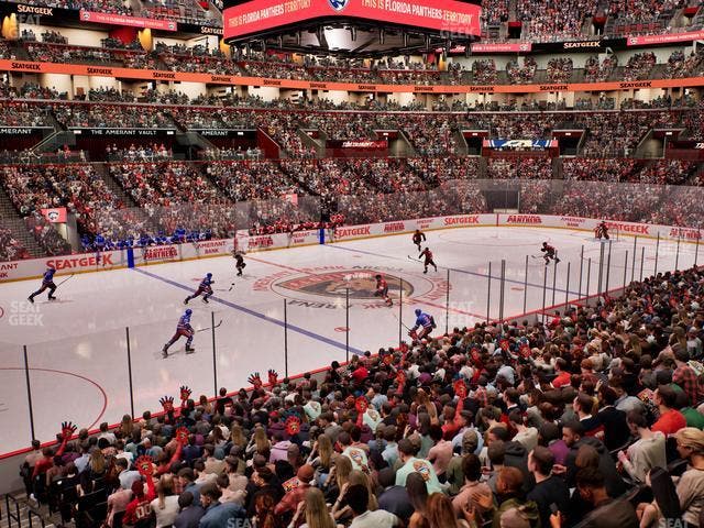 Amerant Bank Arena - Section 121 Seat View