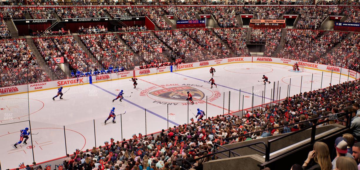 Amerant Bank Arena - Section 121 Seat View