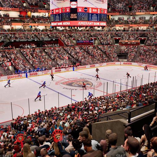 Amerant Bank Arena - Section 121 Seat View