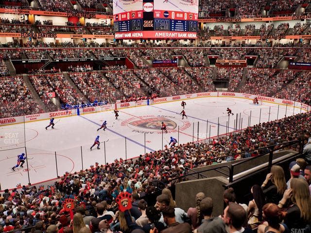 Amerant Bank Arena - Section 121 Seat View