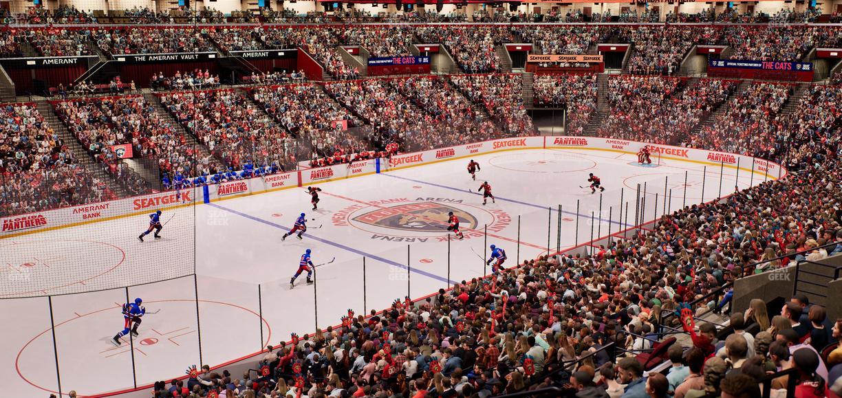 Amerant Bank Arena - Section 122 Seat View