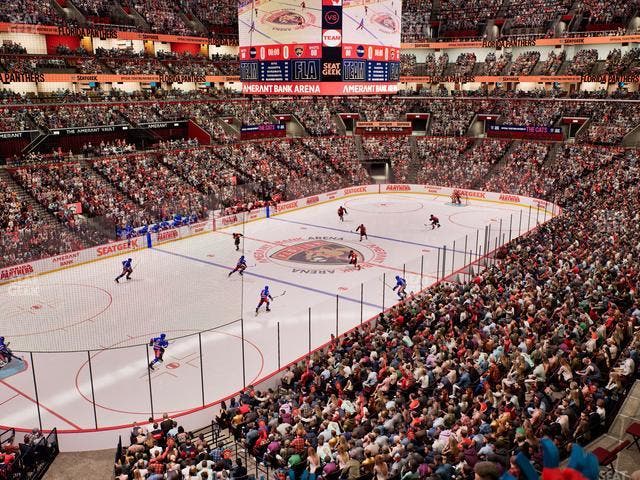 Amerant Bank Arena - Section 123 Seat View