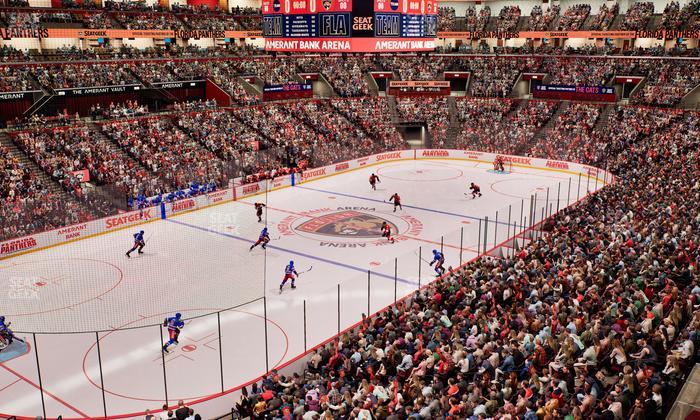 Amerant Bank Arena - Section 123 Seat View