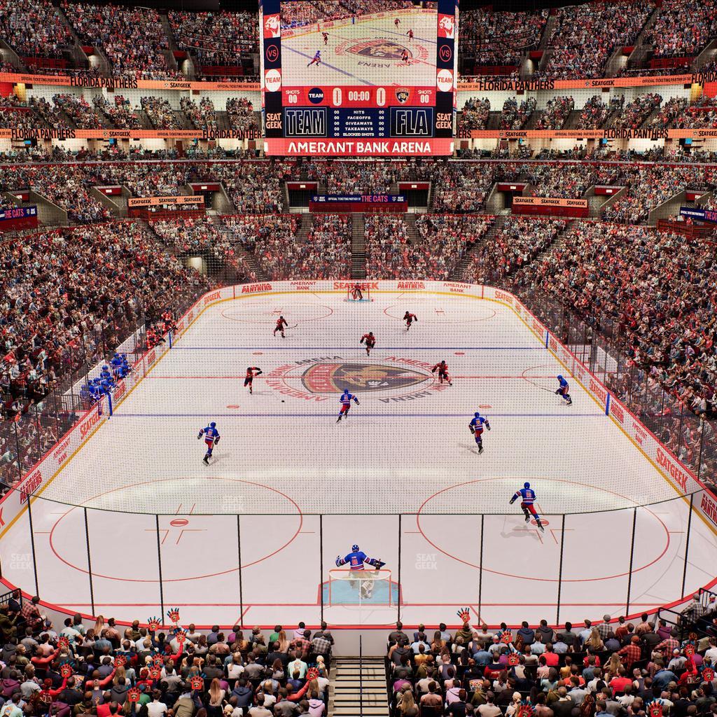 Amerant Bank Arena - Section 127 Seat View