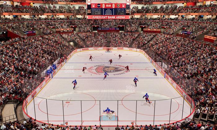 Amerant Bank Arena - Section 127 Seat View