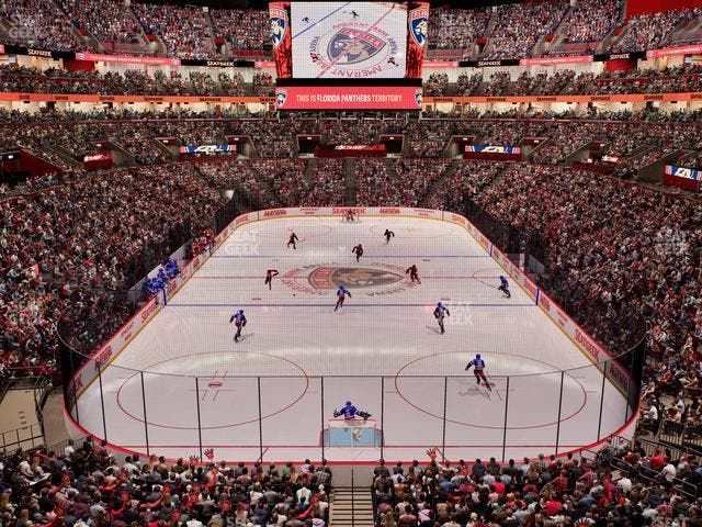 Amerant Bank Arena - Section 127 Seat View