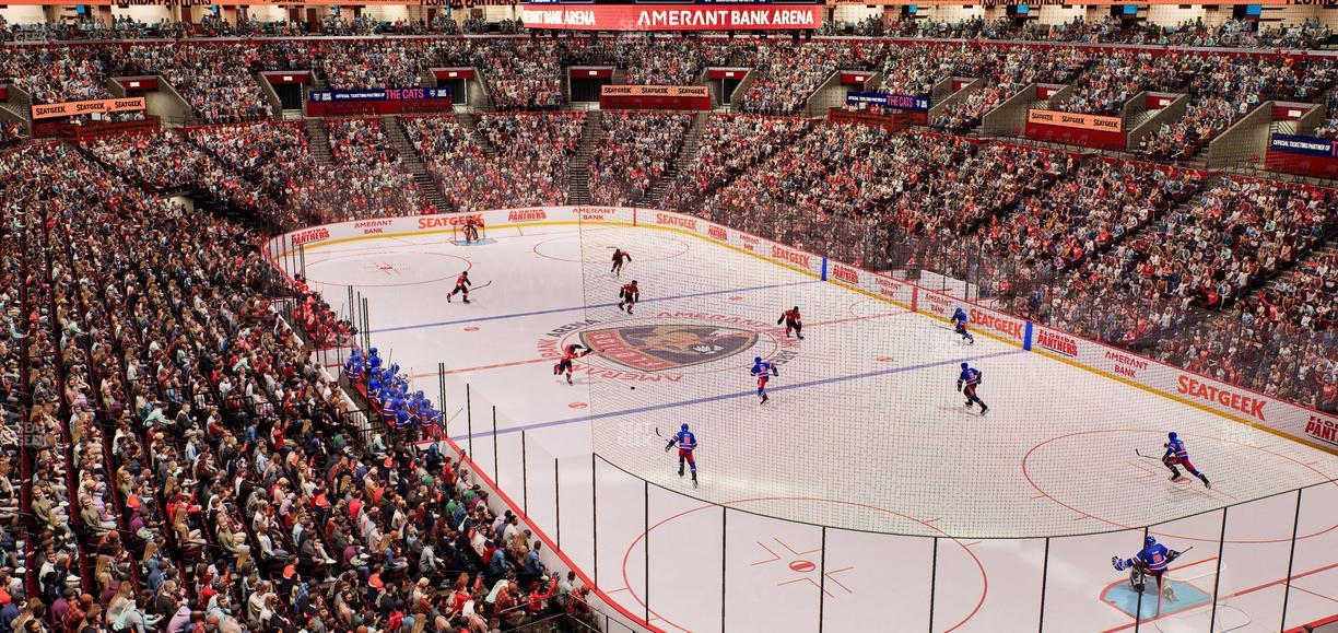 Amerant Bank Arena - Section 129 Seat View