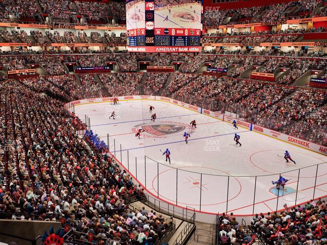 Amerant Bank Arena - Section 129 Seat View