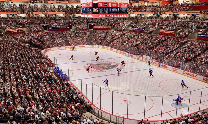 Amerant Bank Arena - Section 129 Seat View