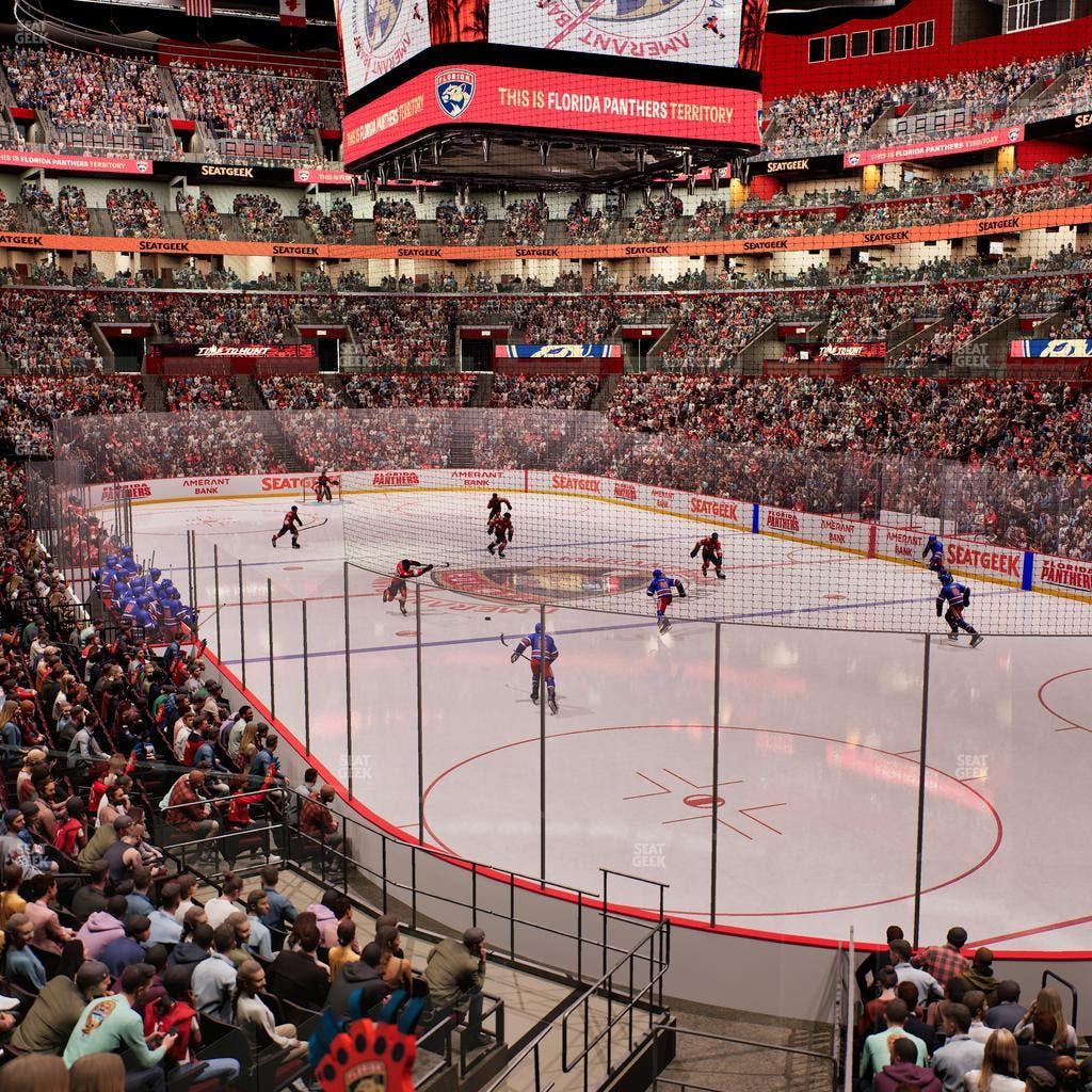 Amerant Bank Arena - Section 129 Seat View