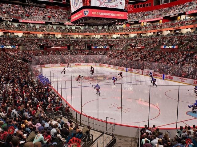 Amerant Bank Arena - Section 129 Seat View