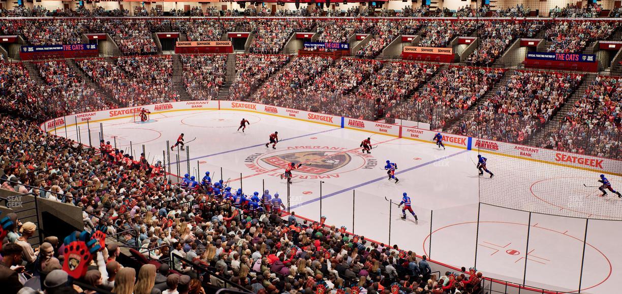 Amerant Bank Arena - Section 131 Seat View