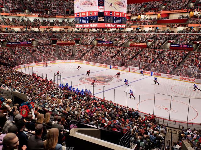 Amerant Bank Arena - Section 131 Seat View