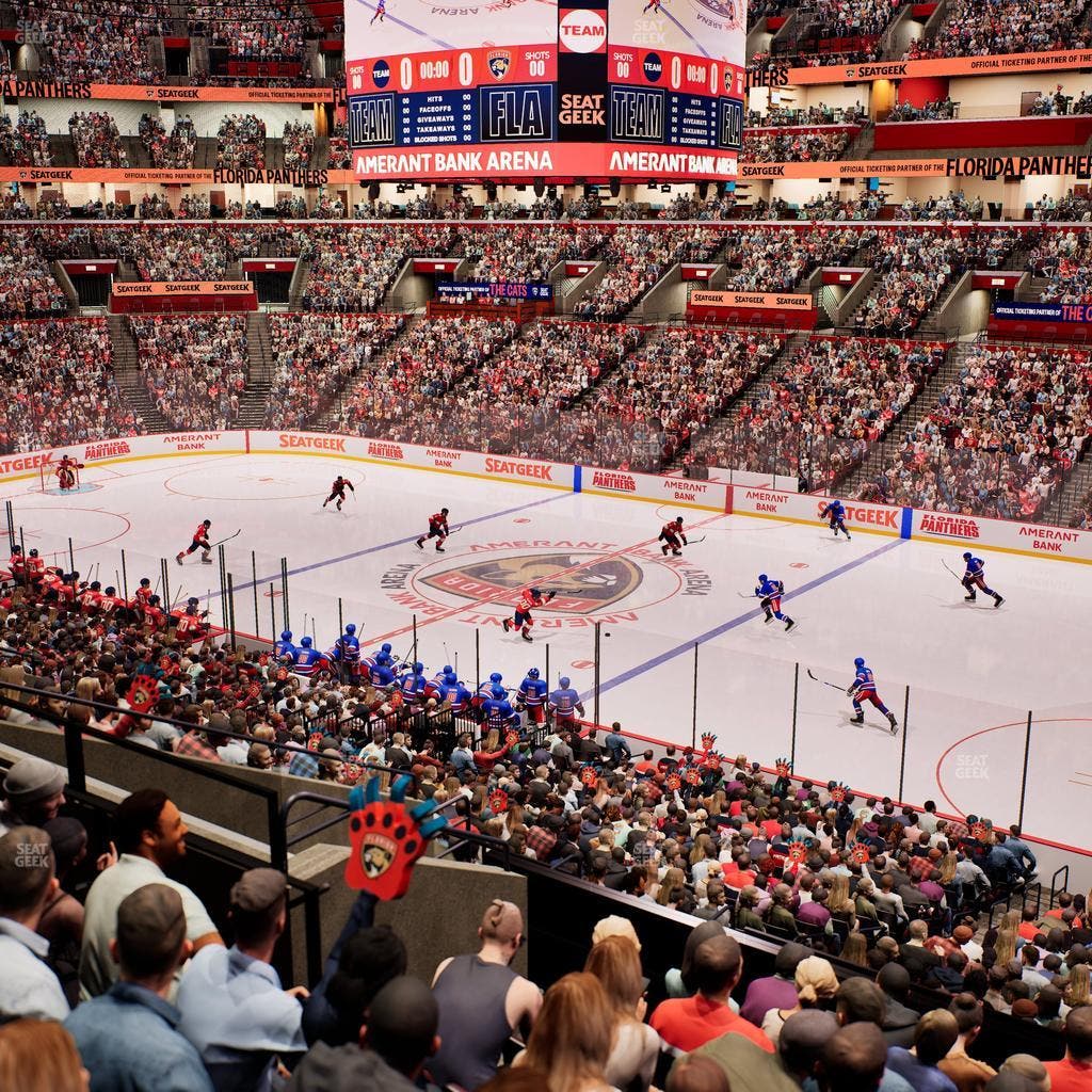 Amerant Bank Arena - Section 132 Seat View