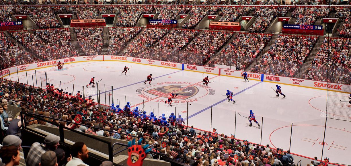 Amerant Bank Arena - Section 132 Seat View