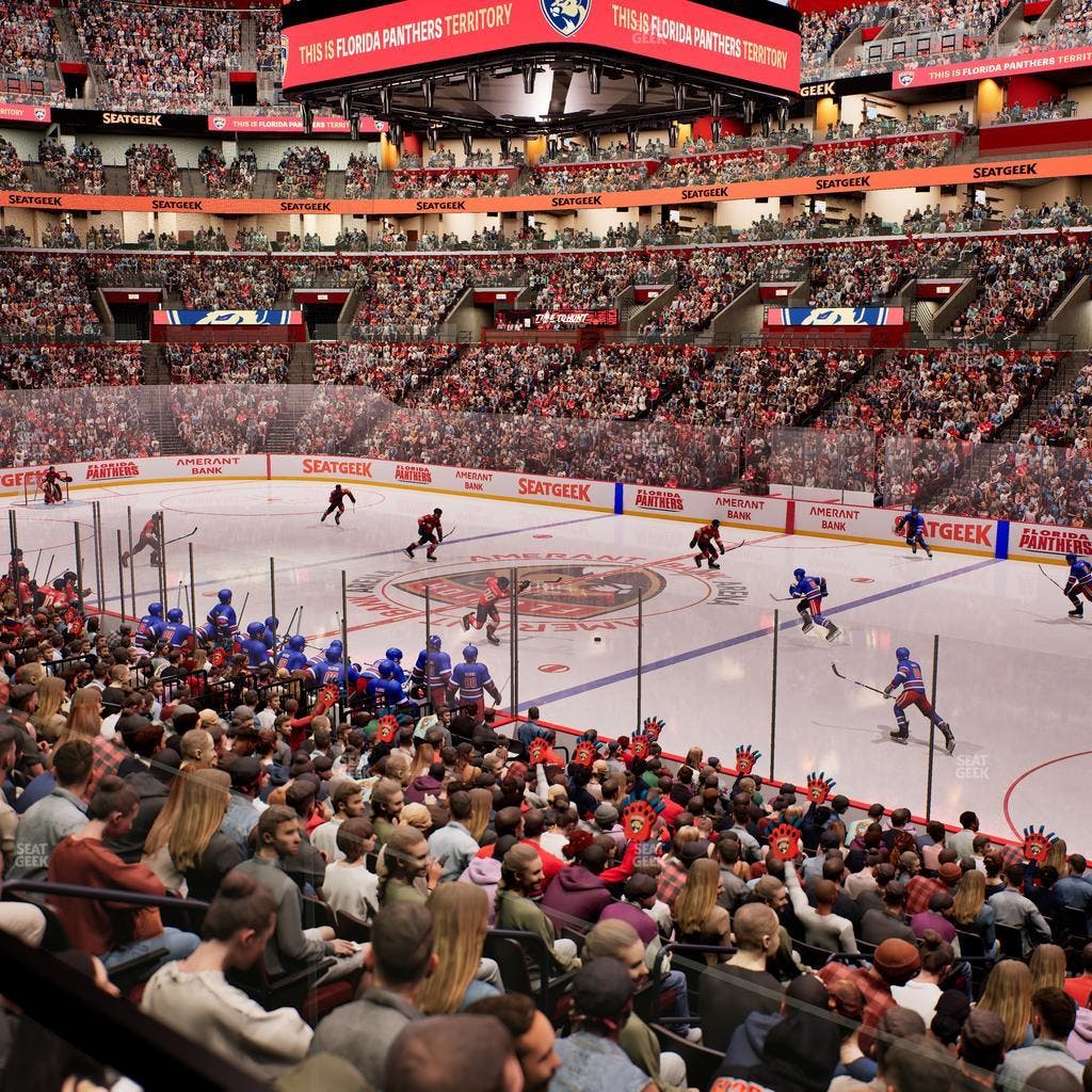 Amerant Bank Arena - Section 132 Seat View