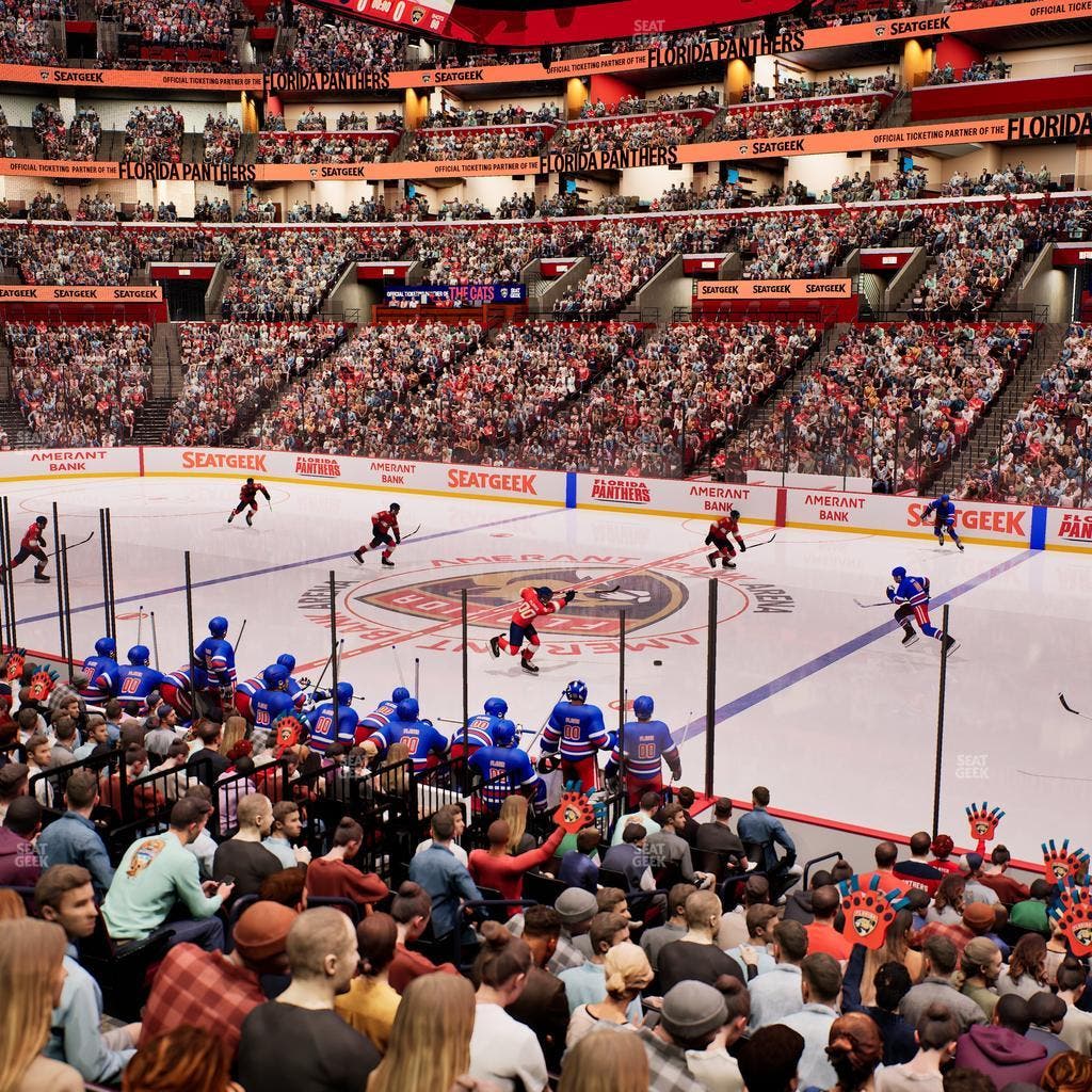 Amerant Bank Arena - Section 133 Seat View