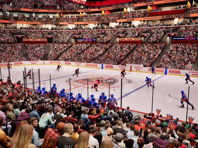 Amerant Bank Arena - Section 133 Seat View