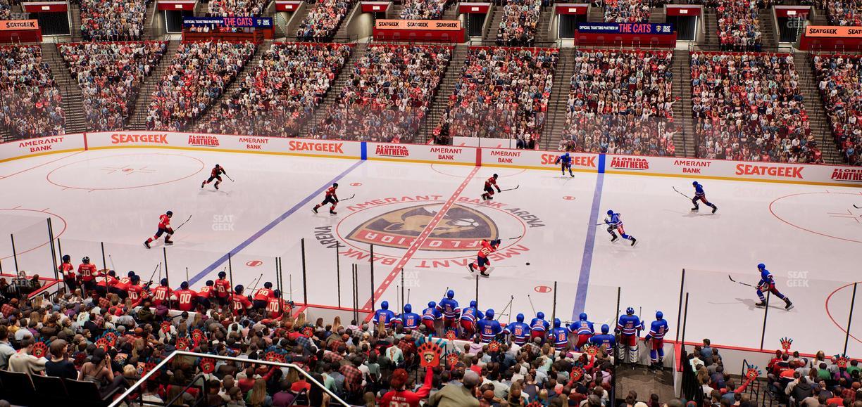 Amerant Bank Arena - Section 134 Seat View