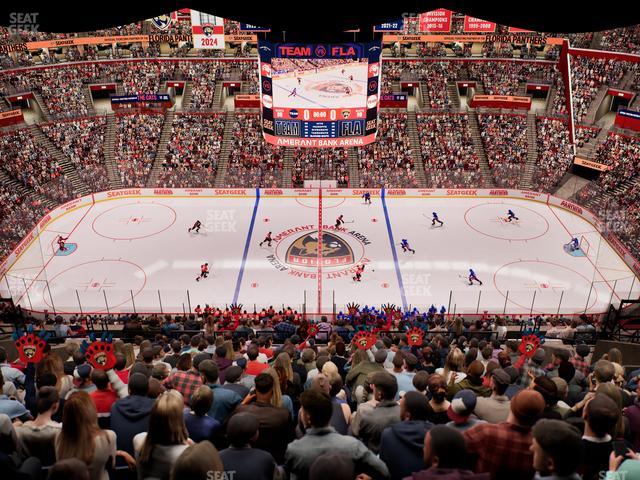Amerant Bank Arena - Section 301 Seat View