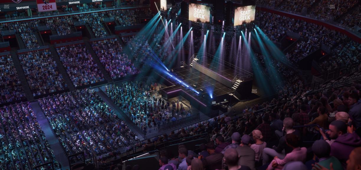 Amerant Bank Arena - Section 302 Seat View