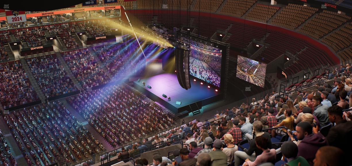 Amerant Bank Arena - Section 302 Seat View