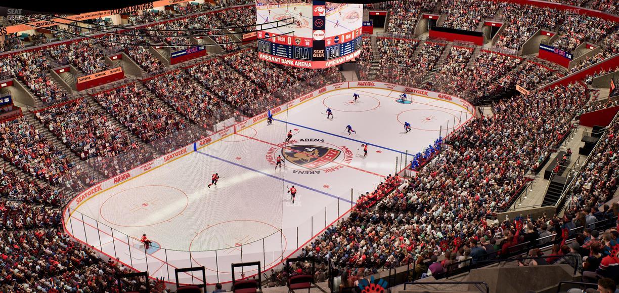 Amerant Bank Arena - Section 306 Seat View