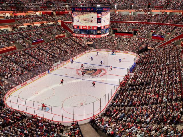 Official view from Section 307 at Amerant Bank Arena