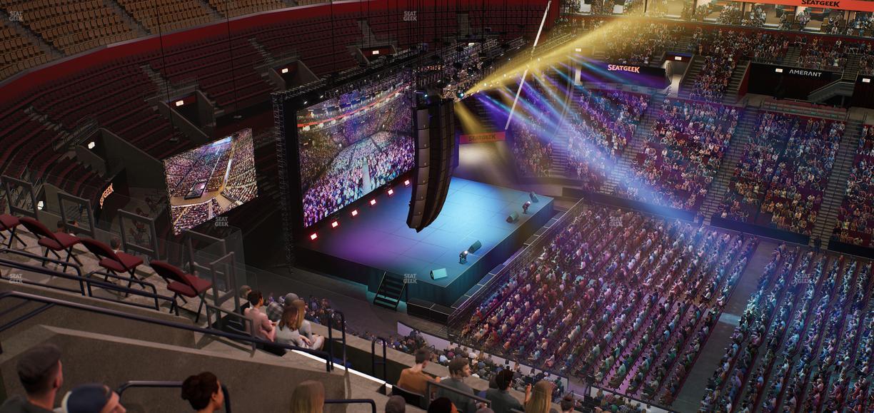 Amerant Bank Arena - Section 318 Seat View