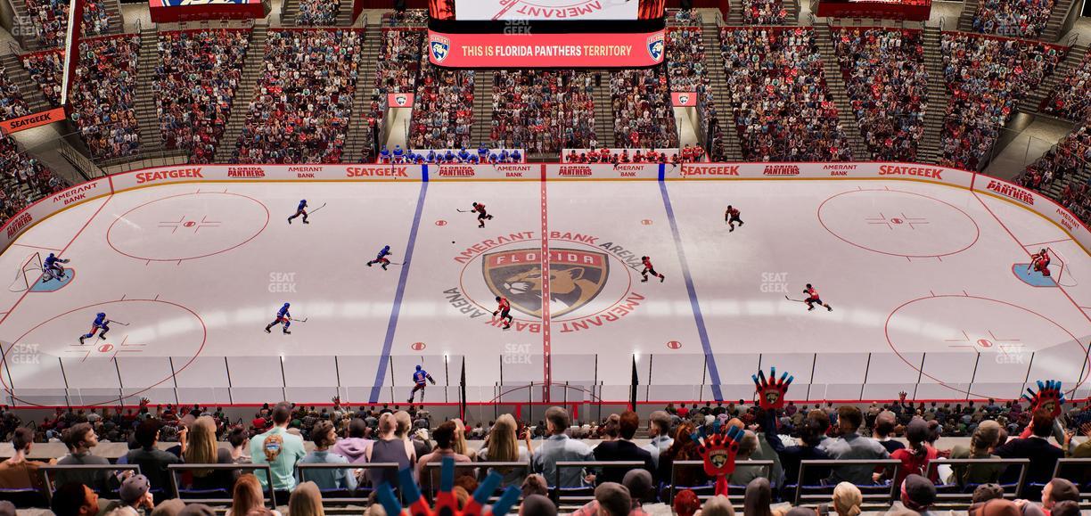 Amerant Bank Arena - Section 318 Seat View