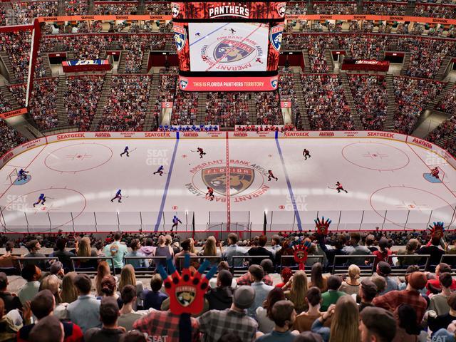Amerant Bank Arena - Section 318 Seat View