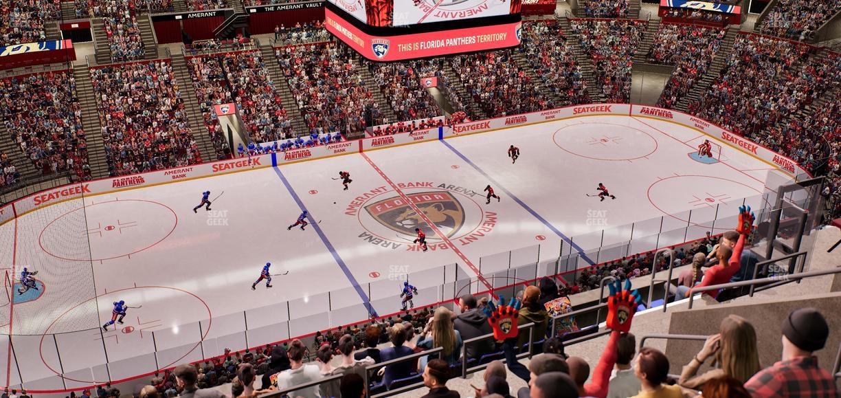 Amerant Bank Arena - Section 320 Seat View