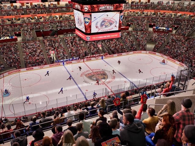 Amerant Bank Arena - Section 320 Seat View