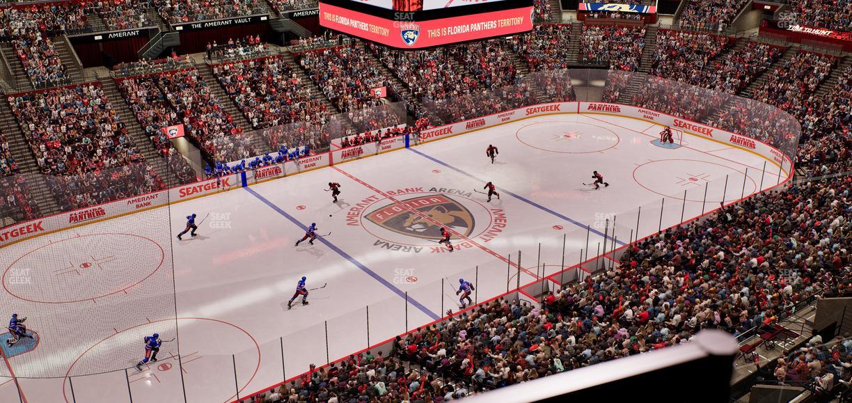 Amerant Bank Arena - Section 321 Seat View