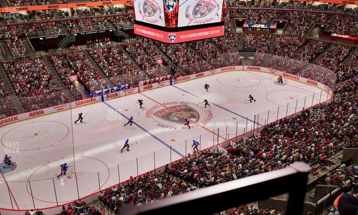 Amerant Bank Arena - Section 321 Seat View