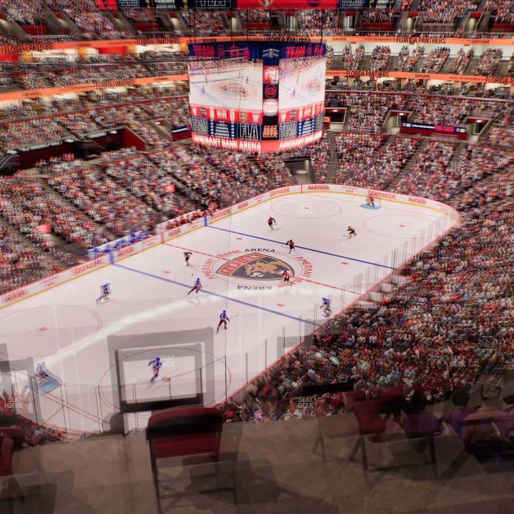Amerant Bank Arena - Section 322 Seat View