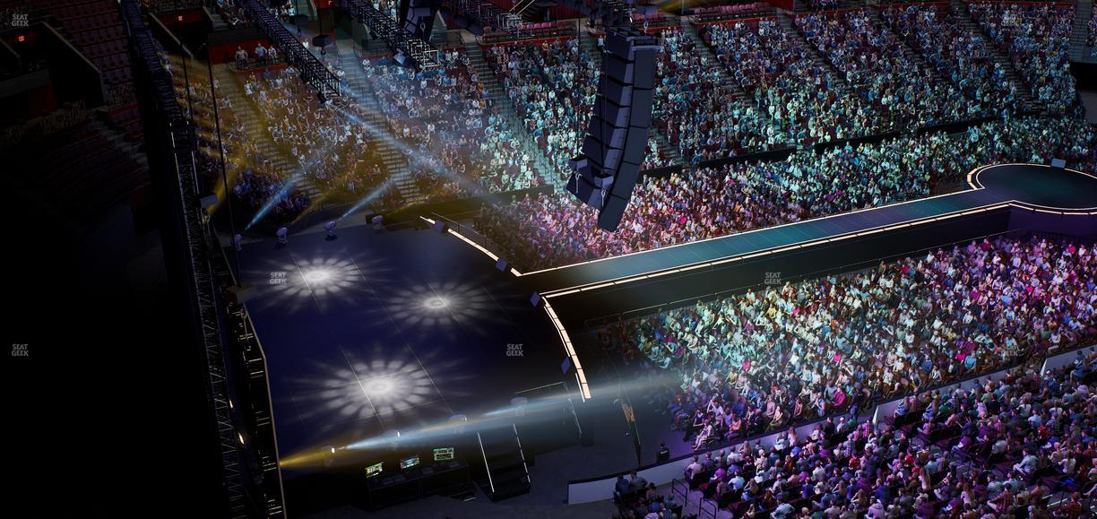 Amerant Bank Arena - Section 322 Seat View