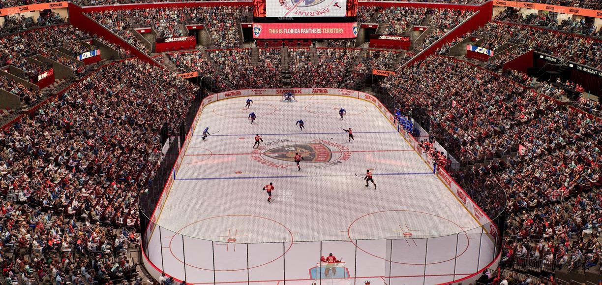 Amerant Bank Arena - Section Club 10 Seat View