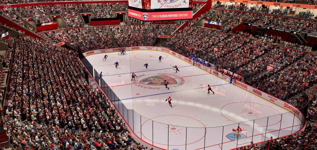 Amerant Bank Arena - Section Club 12 Seat View