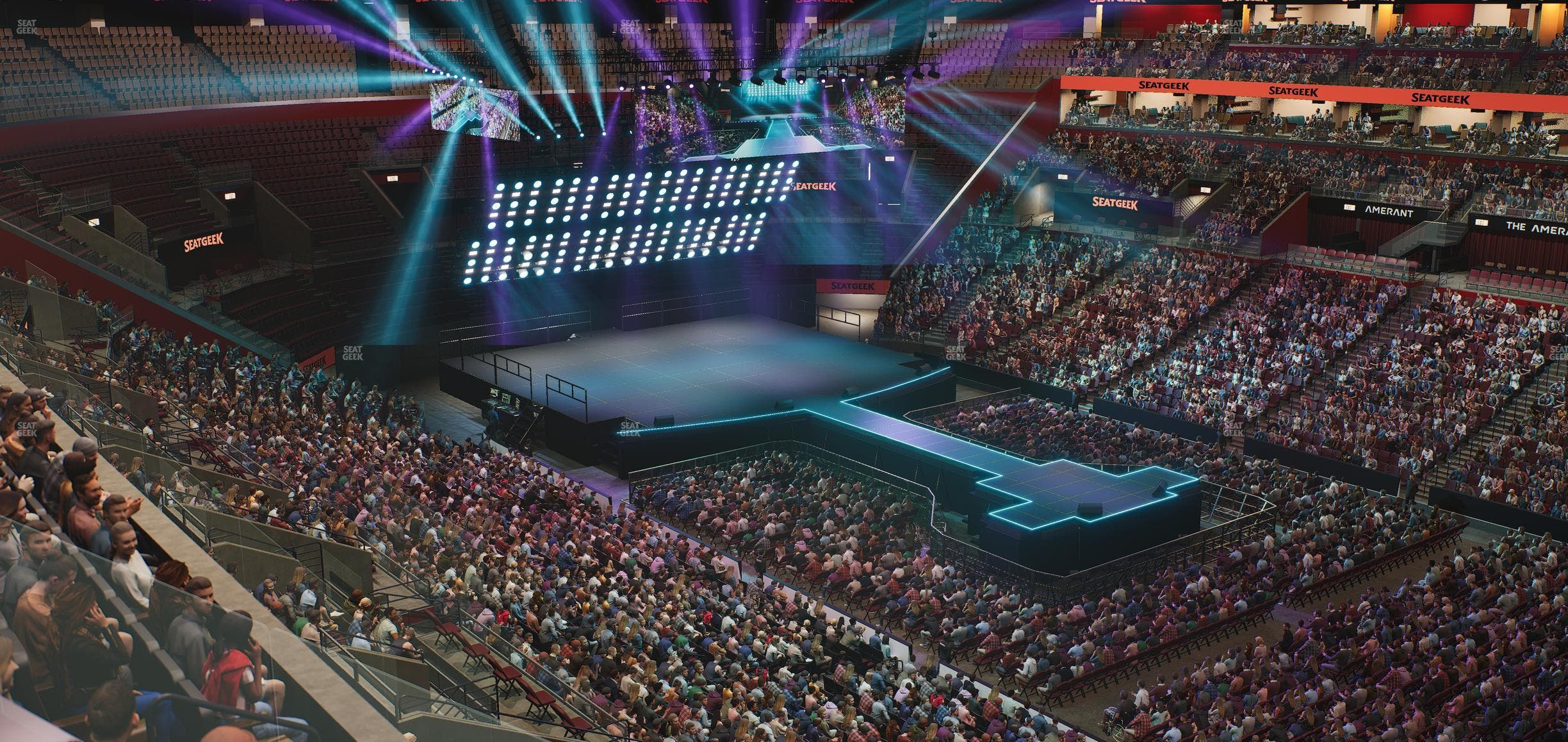 Amerant Bank Arena - Section Club 15 Seat View