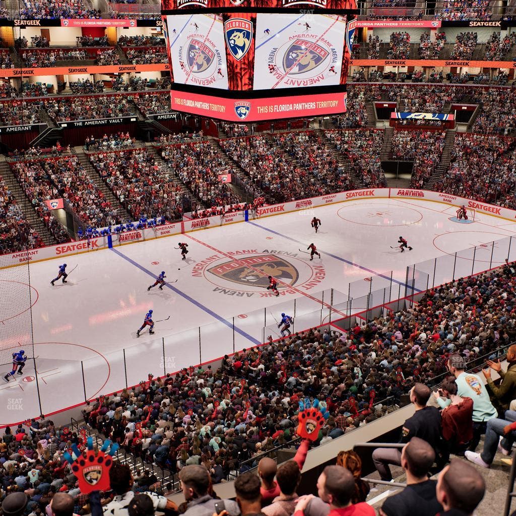 Amerant Bank Arena - Section Club 21 Seat View