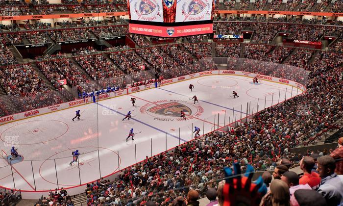 Amerant Bank Arena - Section Club 22 Seat View