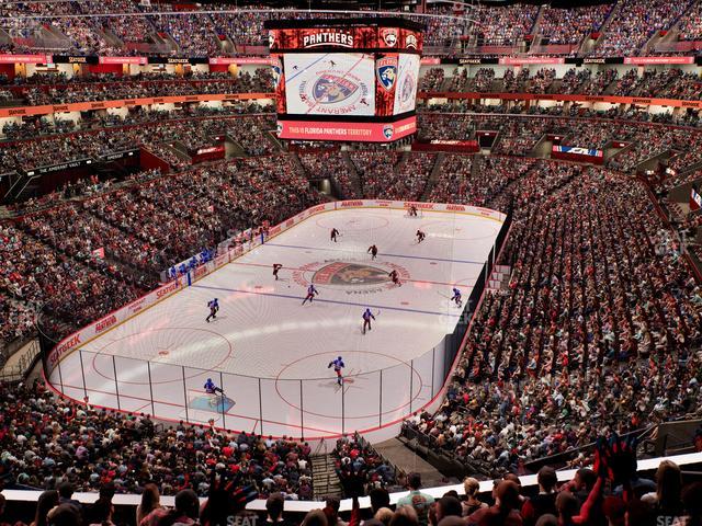 Amerant Bank Arena - Section Club 25 Seat View