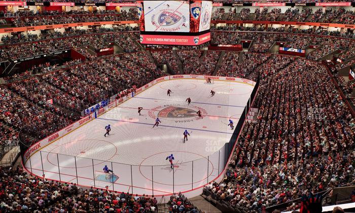 Amerant Bank Arena - Section Club 25 Seat View