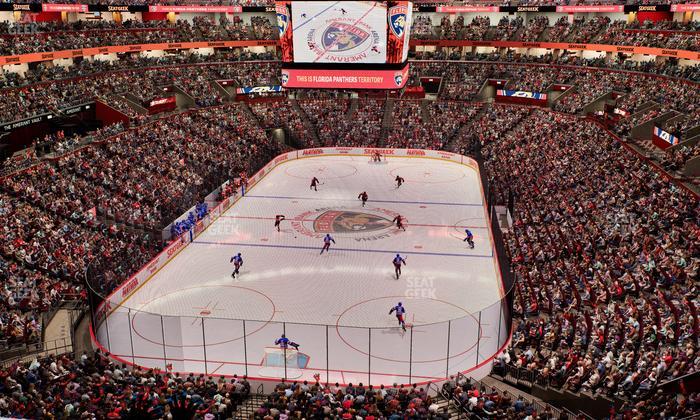 Amerant Bank Arena - Section Club 26 Seat View