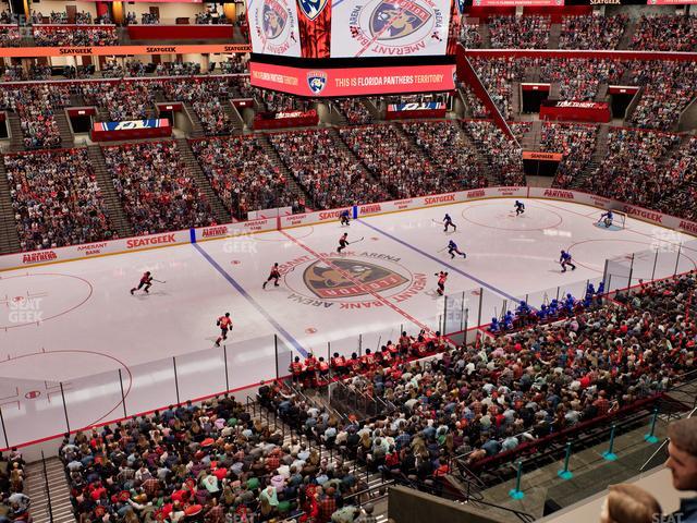 Amerant Bank Arena - Section Club 3 Seat View