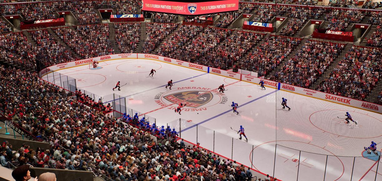 Amerant Bank Arena - Section Club 32 Seat View