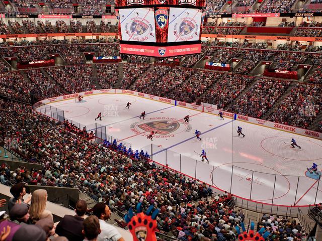 Amerant Bank Arena - Section Club 32 Seat View