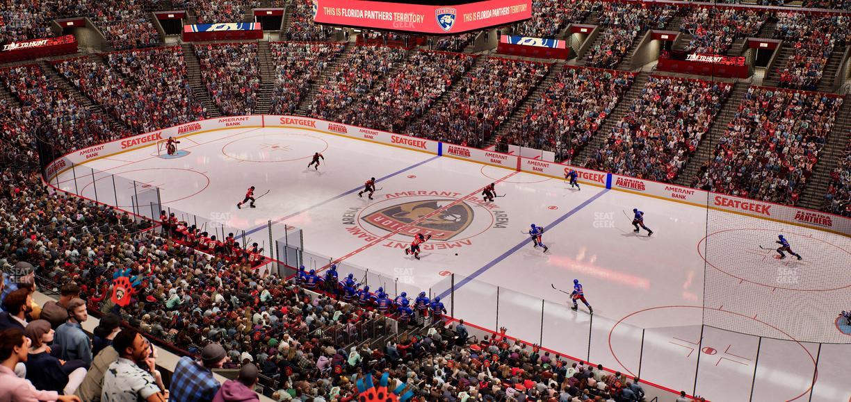 Amerant Bank Arena - Section Club 33 Seat View